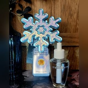 B&BW ❄️💎 Neon Snowflake Wallflower Plug and Refill